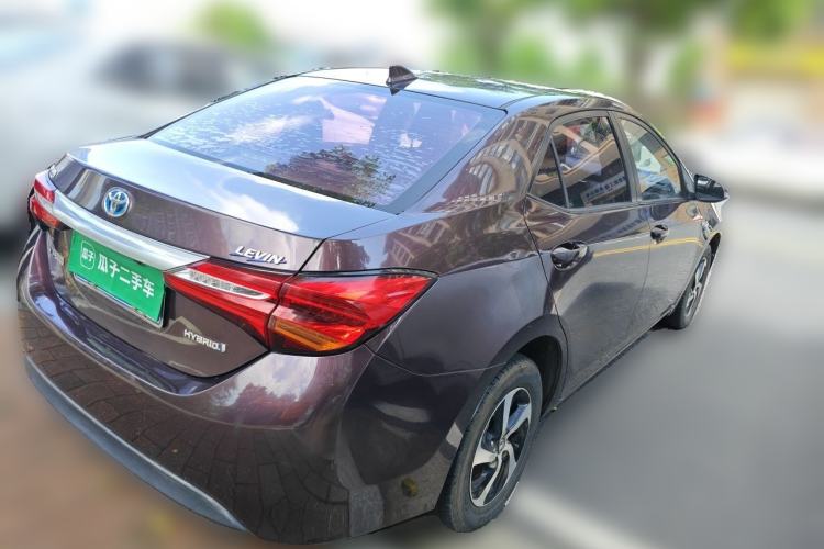 Used Toyota Levin 2017 Revised Dual-Engine 1.8H GS E-CVT Elite Sunroof Version China V Standard Rear Right 45 Deg