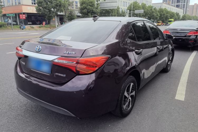 Used Toyota Levin 2017 Revised Dual-Engine 1.8H GS E-CVT Elite Sunroof Version China V Standard Rear Right 45 Deg