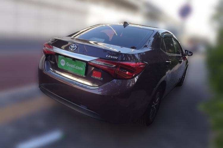Used Toyota Levin 2017 Revised Dual-Engine 1.8H GS E-CVT Elite Sunroof Version China V Standard Rear Right 45 Deg