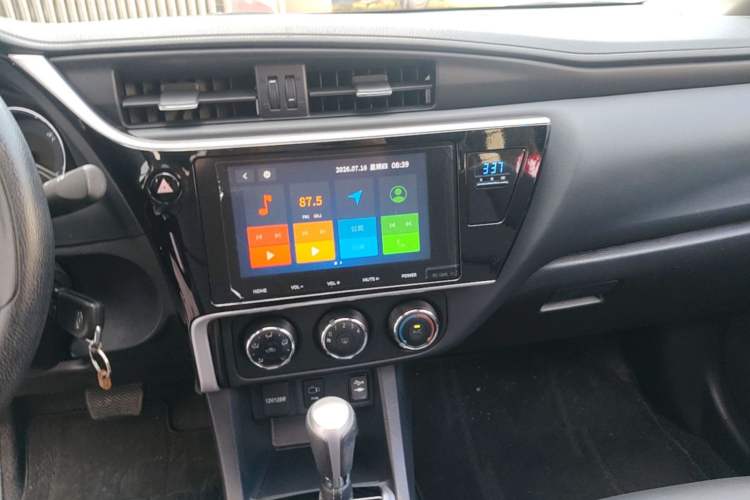 Used Toyota Levin 2017 Revised 185T CVT Elite Edition China V Standard Audio And AC Panel