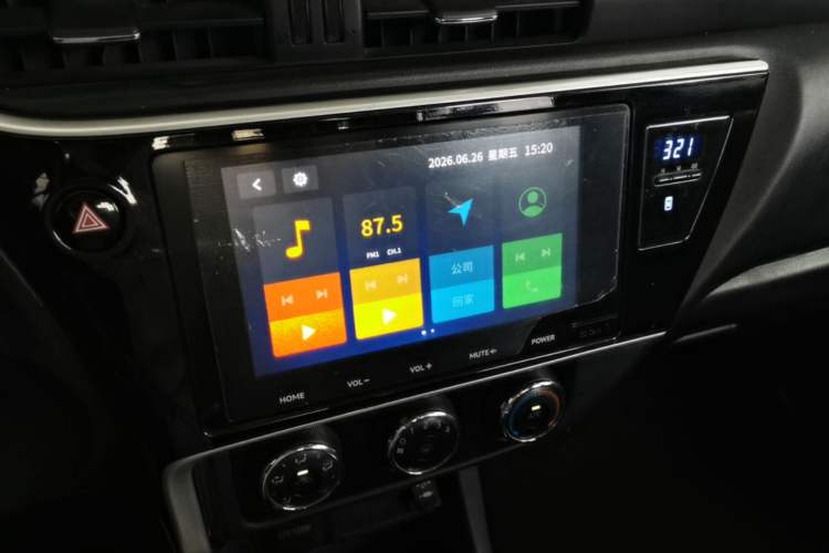 Used Toyota Levin 2017 Revised 185T CVT Elite Edition China V Standard Audio And AC Panel