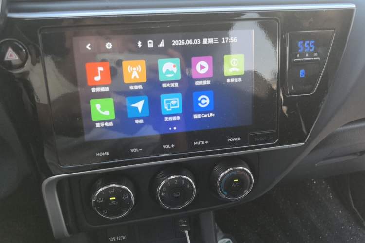 Used Toyota Levin 2017 Revised 185T CVT Elite Edition China V Standard Audio And AC Panel