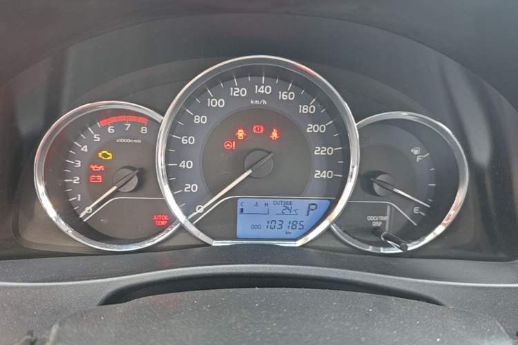 Used Toyota Levin 2017 Revised 185T CVT Elite Edition China V Standard Instrument Cluster