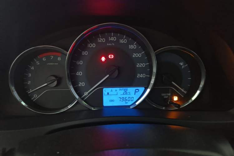 Used Toyota Levin 2017 Revised 185T CVT Elite Edition China V Standard Instrument Cluster