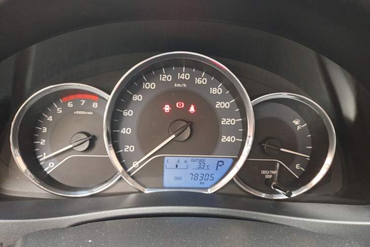 Used Toyota Levin 2017 Revised 185T CVT Elite Edition China V Standard Instrument Cluster