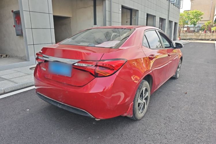 Used Toyota Levin 2017 Revised 185T CVT Elite Edition China V Standard Rear Right 45 Deg