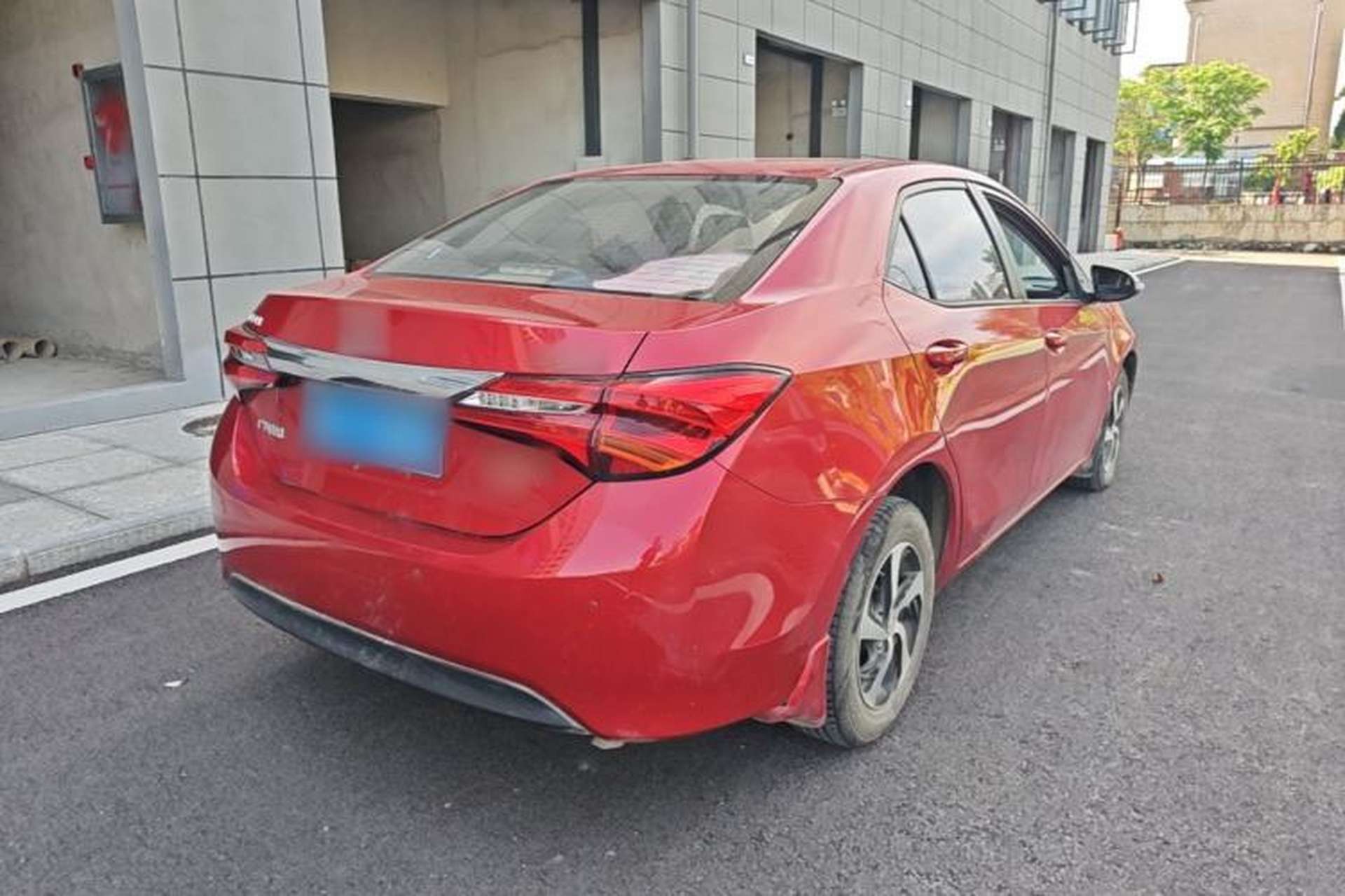 Used Toyota Levin 2017 Revised 185T CVT Elite Edition China V Standard Rear Right 45 Deg