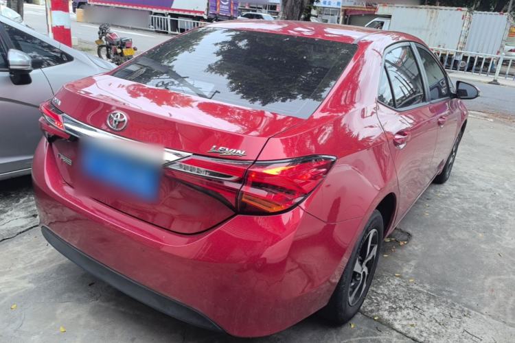 Used Toyota Levin 2017 Revised 185T CVT Elite Edition China V Standard Rear Right 45 Deg