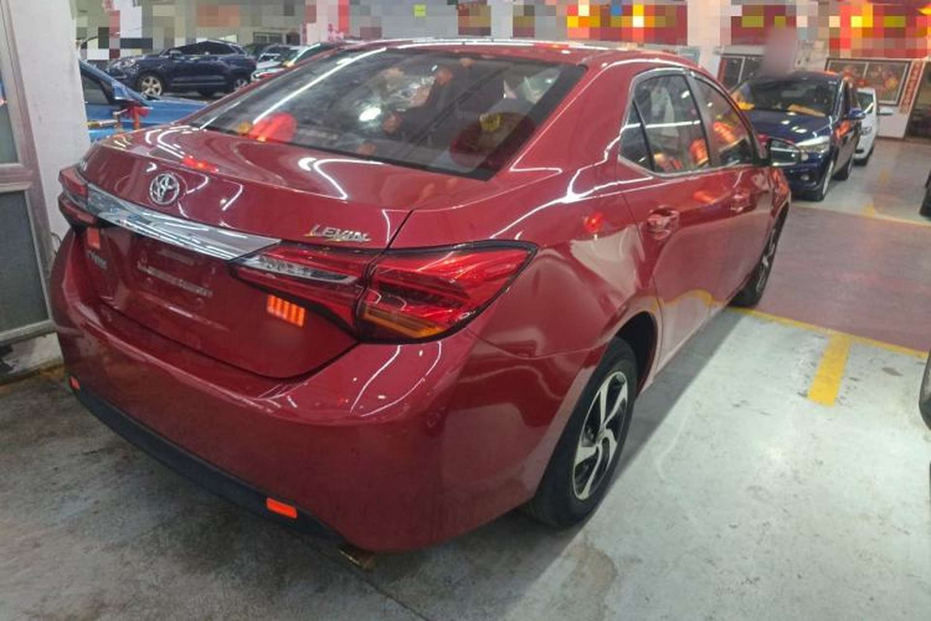 Used Toyota Levin 2017 Revised 185T CVT Elite Edition China V Standard Rear Right 45 Deg