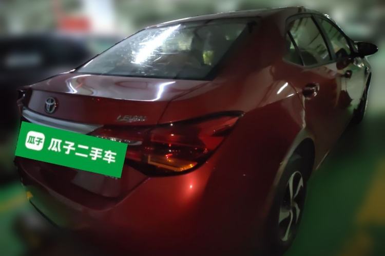 Used Toyota Levin 2017 Revised 185T CVT Elite Edition China V Standard Rear Right 45 Deg