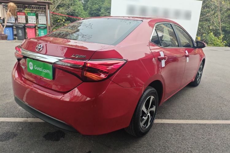 Used Toyota Levin 2017 Revised 185T CVT Elite Edition China V Standard Rear Right 45 Deg