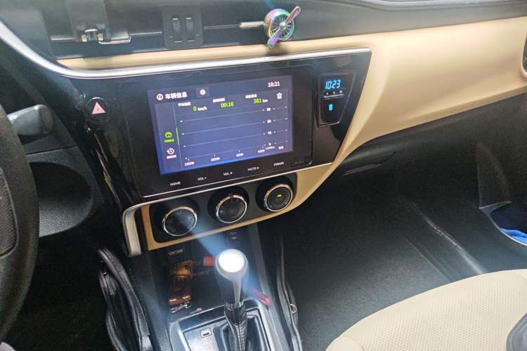 Used Toyota Levin 2017 Revised 185T CVT Elite Edition China V Standard Audio And AC Panel
