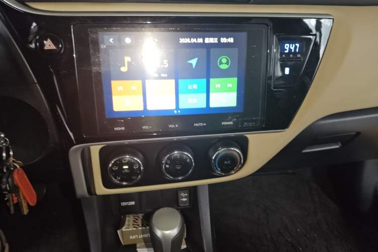 Used Toyota Levin 2017 Revised 185T CVT Elite Edition China V Standard Audio And AC Panel