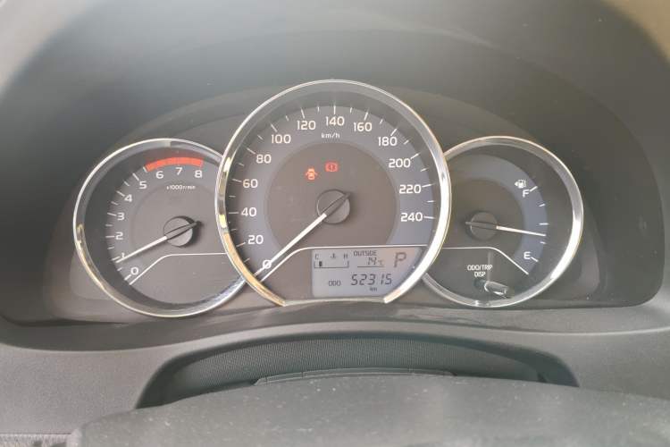 Used Toyota Levin 2017 Revised 185T CVT Elite Edition China V Standard Instrument Cluster