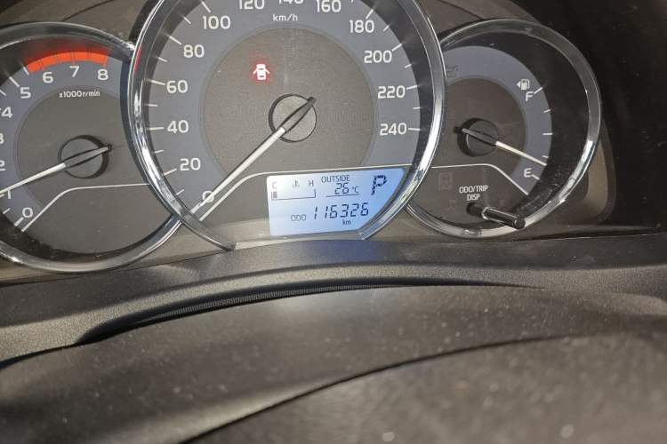 Used Toyota Levin 2017 Revised 185T CVT Elite Edition China V Standard Odometer Close Up