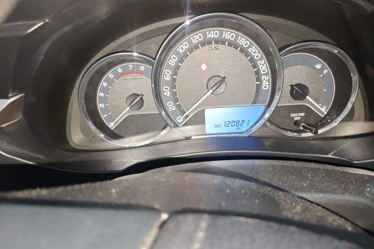 Used Toyota Levin 2017 1.2T G CVT Elite Edition Odometer Close Up