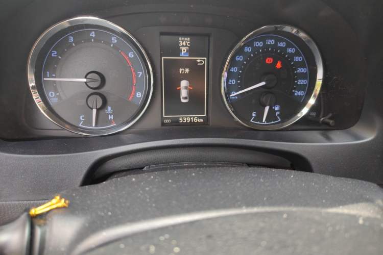 Used Toyota Levin 2017 1.2T G CVT Elite Edition Odometer Close Up
