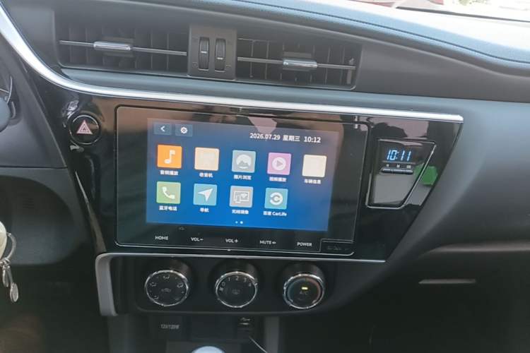 Used Toyota Levin 2017 Revised 185T CVT Elite Edition China V Standard Audio And AC Panel