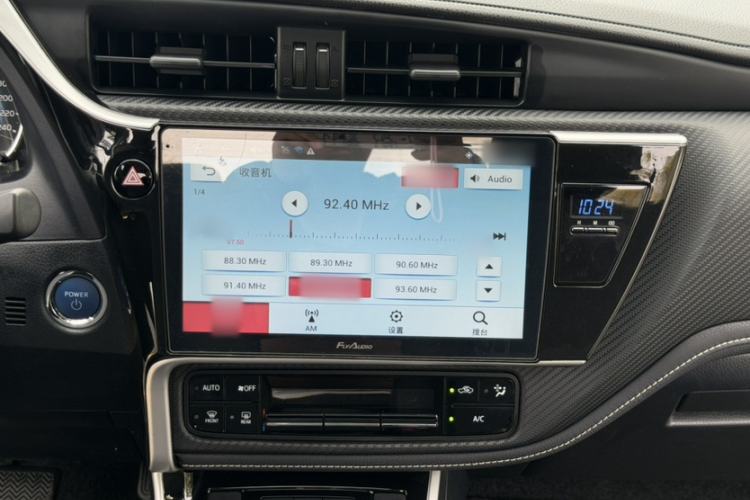 Used Toyota Levin 2017 Revised Dual-Engine 1.8H GS E-CVT Elite Sunroof Version China V Standard Audio And AC Panel