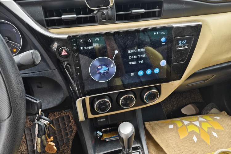 Used Toyota Levin 2017 Revised Version 185T CVT New Sharp Edition China V Standard Audio And AC Panel