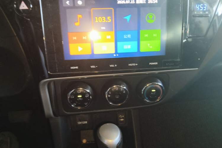 Used Toyota Levin 2017 Revised 185T CVT Elite Edition China V Standard Audio And AC Panel
