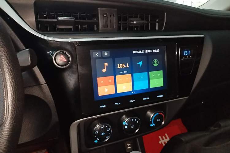 Used Toyota Levin 2017 Revised 185T CVT Elite Edition China V Standard Audio And AC Panel