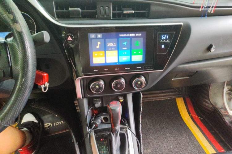 Used Toyota Levin 2017 Revised 185T CVT Elite Edition China V Standard Audio And AC Panel
