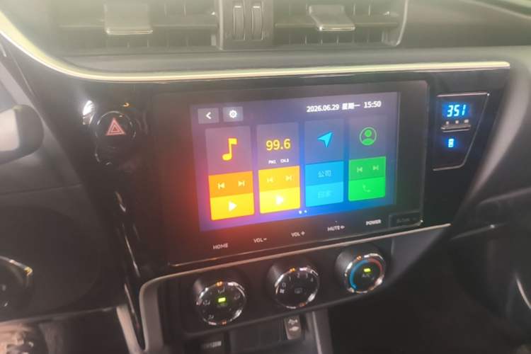 Used Toyota Levin 2017 Revised 185T CVT Elite Edition China V Standard Audio And AC Panel