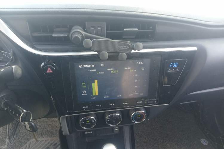 Used Toyota Levin 2017 Revised 185T CVT Elite Edition China V Standard Audio And AC Panel