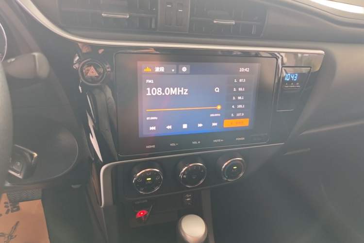 Used Toyota Levin 2017 Revised 185T CVT Elite Edition China V Standard Audio And AC Panel