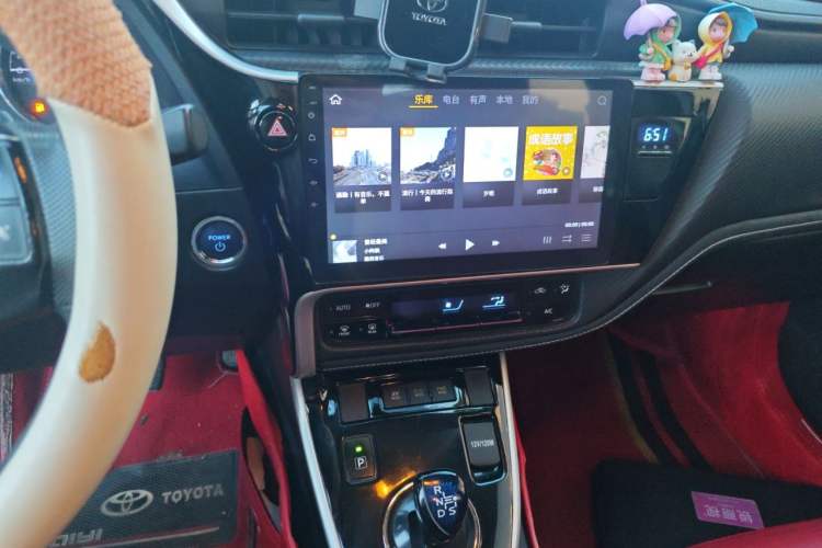 Used Toyota Levin 2017 Revised Dual-Engine 1.8H GS E-CVT Elite Sunroof Version China V Standard Audio And AC Panel