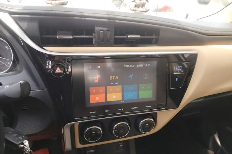 Used Toyota Levin 2017 Revised 185T CVT Elite Edition China V Standard Audio And AC Panel