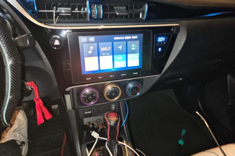 Used Toyota Levin 2017 Revised Version 185T CVT Elite Edition China VI Standard Audio And AC Panel