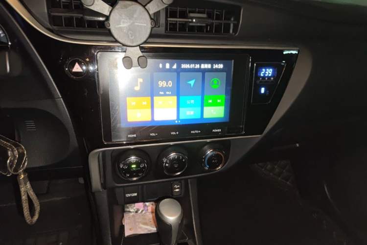 Used Toyota Levin 2017 Revised 185T CVT Elite Edition China V Standard Audio And AC Panel