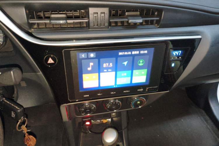 Used Toyota Levin 2017 Revised Version 185T CVT Elite Edition China VI Standard Audio And AC Panel