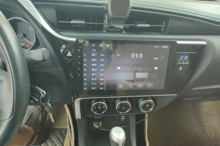 Used Toyota Levin 2017 Revised 185T CVT Elite Edition China V Standard Audio And AC Panel