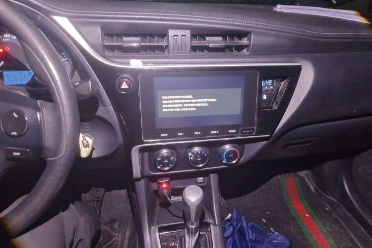 Used Toyota Levin 2017 Revised 185T CVT Elite Edition China V Standard Audio And AC Panel
