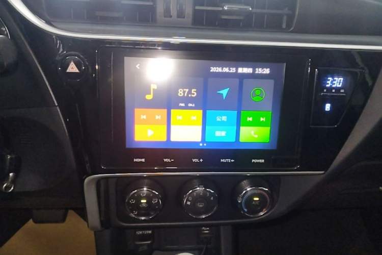 Used Toyota Levin 2017 Revised 185T CVT Elite Edition China V Standard Audio And AC Panel