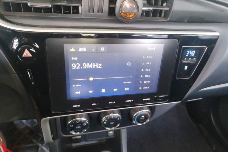 Used Toyota Levin 2017 Revised 185T CVT Elite Edition China V Standard Audio And AC Panel