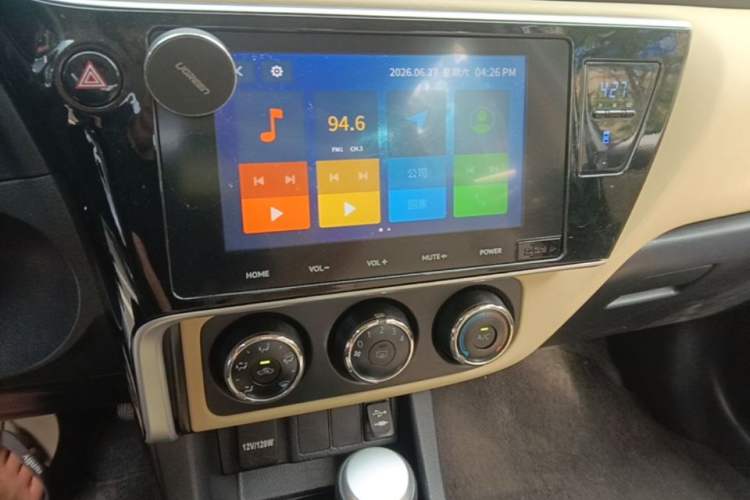 Used Toyota Levin 2017 Revised 185T CVT Elite Edition China V Standard Audio And AC Panel