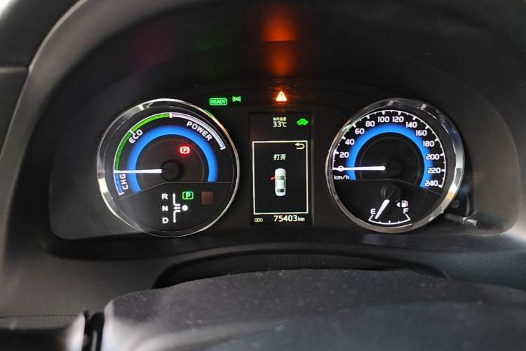 Used Toyota Levin 2017 Revised Dual-Engine 1.8H GS E-CVT Elite Sunroof Version China V Standard Instrument Cluster