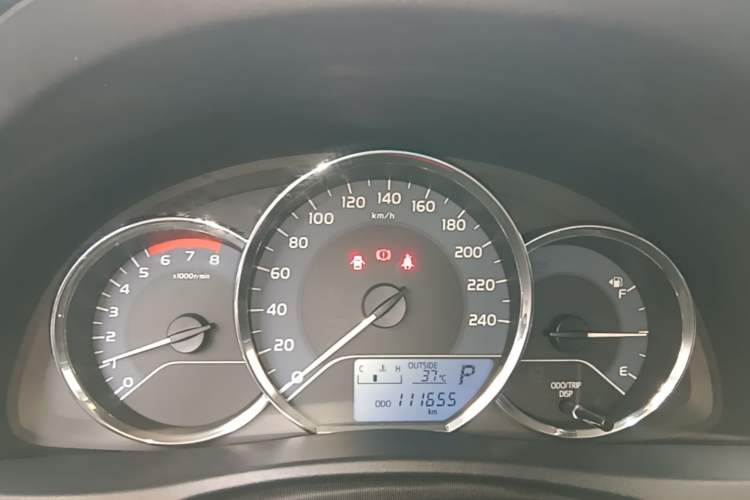 Used Toyota Levin 2017 Revised 185T CVT Elite Edition China V Standard Instrument Cluster