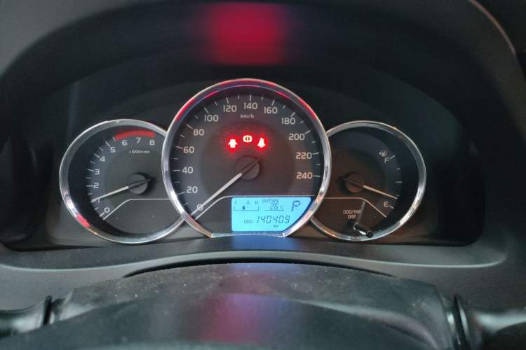 Used Toyota Levin 2017 Revised 185T CVT Elite Edition China V Standard Instrument Cluster
