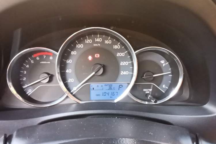 Used Toyota Levin 2017 Revised 185T CVT Elite Edition China V Standard Instrument Cluster