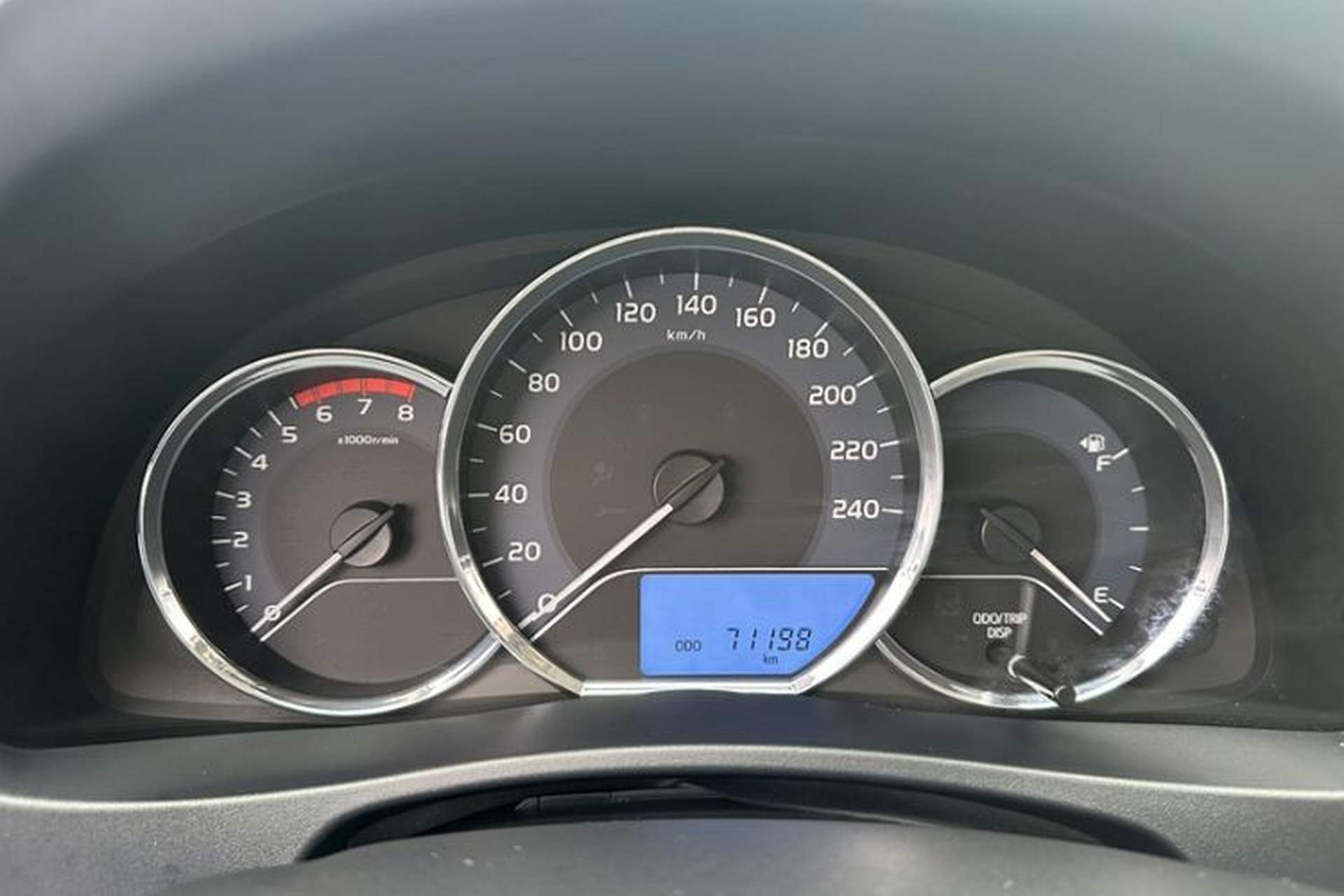 Used Toyota Levin 2017 Revised 185T CVT Elite Edition China V Standard Instrument Cluster