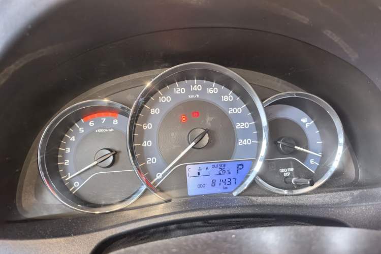 Used Toyota Levin 2017 Revised 185T CVT Elite Edition China V Standard Instrument Cluster