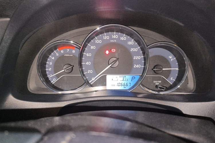 Used Toyota Levin 2017 Revised 185T CVT Elite Edition China V Standard Instrument Cluster