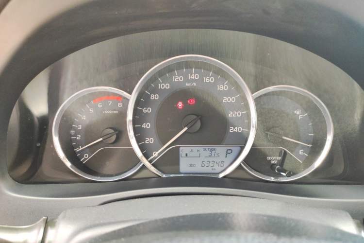 Used Toyota Levin 2017 Revised 185T CVT Elite Edition China V Standard Instrument Cluster