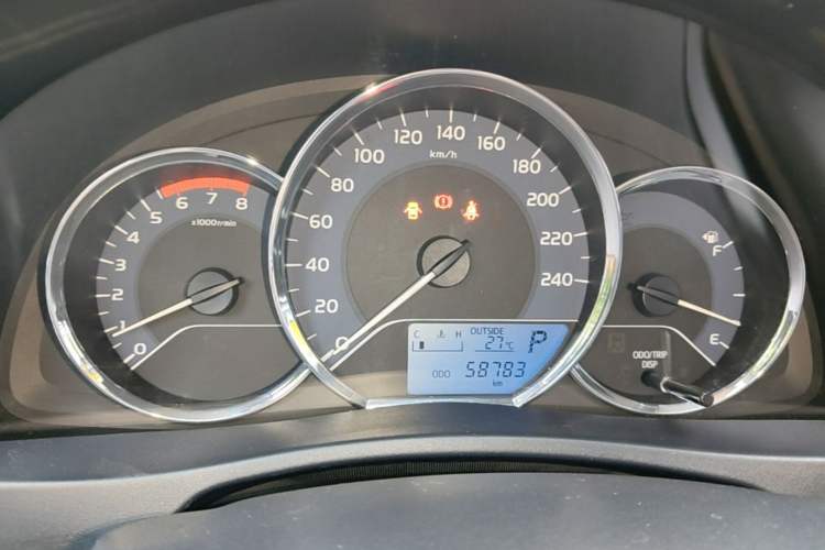 Used Toyota Levin 2017 Revised 185T CVT Elite Edition China V Standard Instrument Cluster