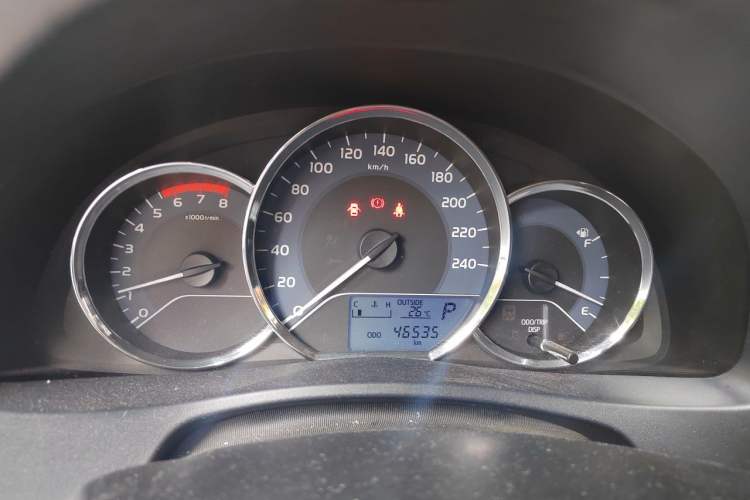 Used Toyota Levin 2017 Revised 185T CVT Elite Edition China V Standard Instrument Cluster